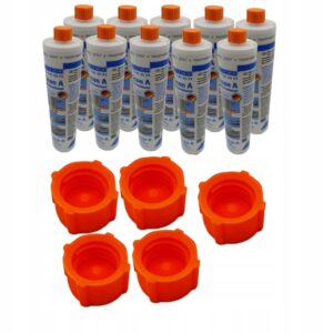 Nakrętki do tub silikonowych - zapobiega zasychaniu silikonu! 10 sztuk