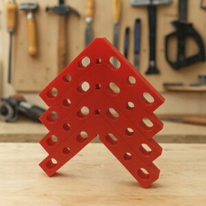 Kątowniki 90 stopni 10×10 cm, 20 mm – zestaw 4 szt., do mebli stolarskie