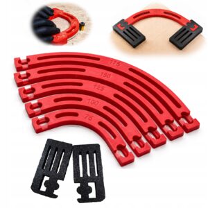 SZABLON DO FREZARKI ŁUKI NAROŻNE ZESTAW 75–175mm